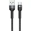 Кабель Remax USB 2.0 to Type-C 2.4A Jany RC-124a Black 1 м - мініатюра 1