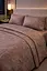 Комплект постільної  білизни сімейний 160х220  Premium сатин коричневий TC303376175 - мініатюра 2