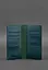 Шкіряне портмоне-купюрник 11.0 зелене - мініатюра 4