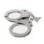 Наручники металлические Adrien Lastic Handcuffs Metallic (полицейские) - миниатюра 2