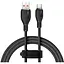 Кабель Baseus Pudding Series Fast Charging Cable USB to Type-C 100W 1,2 м Cluster Черный - миниатюра 1