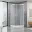 Душевая кабина Dusel A-511 100x100x190 шиншилла, Уни ниверсальная, матовый, хром, 100x100 - миниатюра 1
