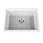 Кухонная мойка под столешницу белая 1.5 мм из нержавеющей стали Nett NW-5742, Белый - миниатюра 2