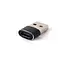 Перехідник Type-C (F) - USB 2.0 (M), чорний, Cablexpert (A-USB2-AMCF-02) - мініатюра 1