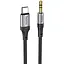 Кабель Hoco UPA26 Fresh digital audio conversion cable Type-C Чорний - мініатюра 1