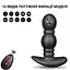 Анальний розширювач з вібрацією та автонадуванням Adorime 10 режимів з дистанційним керуванням 3,7-8,5 см Чорний - мініатюра 2