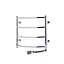Полотенцесушитель электрический Kroner Трапеция ДТ06ER 500x500/4 ER CV026136, Хром, Правое - миниатюра 1