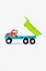 Іграшка Самоскид Kinderway Орел Б з конструктором (12 шт.) KW-07-713-1 Червоно-зелений - мініатюра 1
