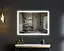 Зеркало Mixxus FLAT MR04-100x80 с LED Touch, Anti-fog, димером, регулировкой яркости, часами (MI6927) - миниатюра 3