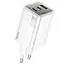 Сетевое зарядное устройство Hoco N49 GaN PD65W + QC3.0 2 x Type-C + USB белый - миниатюра 1