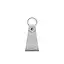 Кожаный серый брелок-петля - миниатюра 5