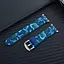 Ремінець Creasted для годинника Apple Watch 42 мм 44 мм силіконовий з пряжкою, Camouflage with blue - мініатюра 5