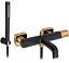 Смеситель для ванны и душа Rea Salto black gold REA-B6352 Черный - миниатюра 1