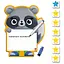 Магнитная доска "Енот" с маркером Vladi Toys VT3601-20 (укр.) - миниатюра 1