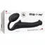 Безремневой страпон Strap-On-Me M, 15,6 см (черный) - миниатюра 7