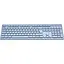 Клавиатура Canyon HKB-W01 UK/US AAA Wireless Blue (CNS-HKBW01BL) - миниатюра 3