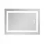 Дзеркало Qtap Cardinal 1000x700 з LED-підсвічуванням Touch, з антизапотіванням, з димером температури кольору (3000-6500K) QT0478C10070 - мініатюра 4