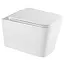 Унитаз подвесной Mixxus Premium Quadro-0302-R 530x360x365 мм, система смыва Rimless MP6454, Белый - миниатюра 1