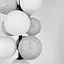 Підвісний світильник на 4 білих та 6 сірих кульок | Арт. 909/10 BK+WT+WT | Line F - мініатюра 4