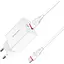 Зарядний пристрій Borofone BA21A Long jorney QC3.0 3A 18W з BX17 Type-C cable white - мініатюра 3