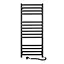 Электрический полотенцесушитель Navin Stugna 480x1200 Sensor правая черный муар 12-028153-3680, Черный матовый, Правое, Электронный - миниатюра 1