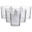 Набор стаканов 6 штук по 250 мл. Прозрачный Yiwu HP-19-AY-2. - миниатюра 1