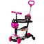 Детский самокат 5 в 1 Best Scooter L-S96302 розовый - миниатюра 1