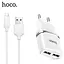 Зарядний пристрій Hoco C12 набір із кабелем micro 2 USB-порти - мініатюра 2