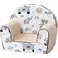 Кресло детское FreeOn Bubaba Safari trip, white - beige - миниатюра 1