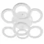 Люстра потолочная Brille светодиодная 91W WW WH (BL-456C/7) - миниатюра 2