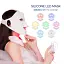Foreverlily Силиконовая светодиодная маска 7 Color LED Light Photon Red Light Therapy 3D Гибкая маска для лица Anti-Ance Уход - миниатюра 4