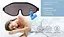 Маска для очей WellSync для сну, 3D контурна маска для сну, пов'язка на очі, накладки на очі з регульованим ремінцем, блокування - мініатюра 2