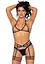 Leg Avenue Rhinestone garter strapps Black - миниатюра 3