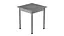 Стіл кухонний Ferrum-decor Агата 75x70x70 Сірий ДСП Бетон 16мм (FRD-105556) - мініатюра 1