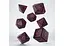 Набір кубиків Runic Shimmering black with magenta Dice Set , 7 шт. (SRUN08) - мініатюра 2