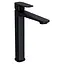 Змішувач для умивальника Cersanit Larga високий чорний S951-391 - мініатюра 1