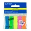 Закладки пластикові з клейким шаром Neon, 45x12 мм, 5x25 аркушів (В асортименті) - мініатюра 1