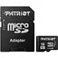 Карта памяти Patriot LX microSDHC 16GB UHS-I Class 10 + SD адаптер (PSF16GMCSDHC10) (110382) - миниатюра 1