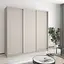 Шафа-купе тридверна MebelStar Стандарт AL 3ДСП 210x45x210 см Кашемір (MBS-2857) - мініатюра 1