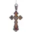 Серебряный крест Харьковская ювелирная фабрика Распятие Христа с позолотой. 3147-ЧЗ - миниатюра 1