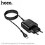 Адаптер мережевий - комплект зарядний HOCO C72Q Micro USB Glorious charger set QC3.0 18W чорний - мініатюра 2