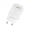 Зарядний пристрій адаптер живлення мікро XO L157 18 W 1 USB-A блок білий - мініатюра 1