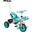Трехколесный велосипед Best Trike BS-70815 с родительской ручкой и озвучиванием голубой - миниатюра 1
