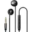 Провідні навушники Baseus Premium Enock H06 lateral in-ear, 3.5mm, 1.2m, Black, NGH06-01 - мініатюра 1