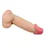 Фалоімітатор Baile Sliding Skin Bendable 7.6'' 19.4 см тілесний - мініатюра 4