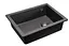 Кухонная мойка гранитная Rea Nels black ZLE-00109, Черный - миниатюра 1