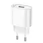 Зарядний пристрій Hoco C109A USB QC 18W білий - мініатюра 1