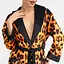 Халат жіночий з плюшевого велюру ексклюзивний Leopard 18275 L-XL - мініатюра 6