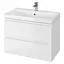 Тумба для ванной комнаты Cersanit CET В14 с умывальником Moduo 80 см Белый UN509-052 30412 - миниатюра 1