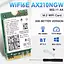 Мережева карта Intel Wi-Fi 6E AX210 NGW модуль тридіапазонний адаптер Bluetooth для ПД / Ноутбука (19125) - мініатюра 2